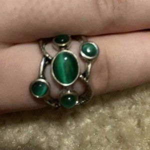 Green gem ring